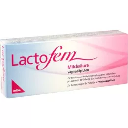 LACTOFEM Milchsäure Vaginalzäpfchen, 7 St