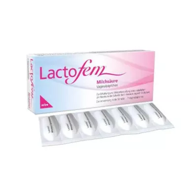 LACTOFEM Milchsäure Vaginalzäpfchen, 7 St