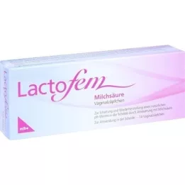 LACTOFEM Milchsäure Vaginalzäpfchen, 14 St