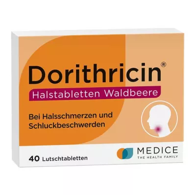 Dorithricin® Halstabletten Waldbeere bei Halsschmerzen, 40 St
