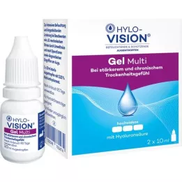 HYLO-VISION Gel multi Augentropfen, 2X10 ml