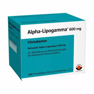ALPHA-LIPOGAMMA 600 mg Filmtabletten, 100 St ALPHA-LIPOGAMMA 600 mg Filmtabletten, 100 St
