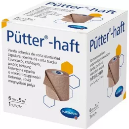 PÜTTER-haft Binde 6 cmx5 m, 1 St