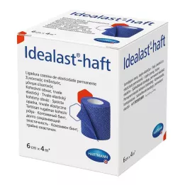 IDEALAST-haft color Binde 6 cmx4 m blau, 1 St