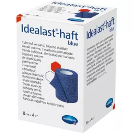 IDEALAST-haft color Binde 8 cmx4 m blau, 1 St