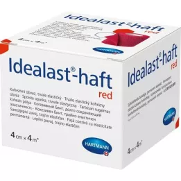 IDEALAST-haft color Binde 4 cmx4 m rot, 1 St