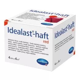 IDEALAST-haft color Binde 4 cmx4 m rot, 1 St