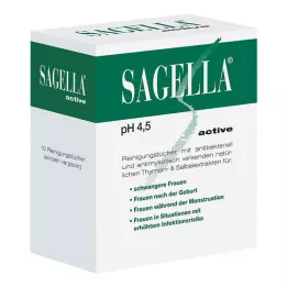 SAGELLA active Reinigungstücher, 10 St
