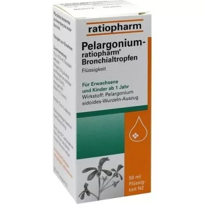 PELARGONIUM-RATIOPHARM Bronchialtropfen, 50 ml