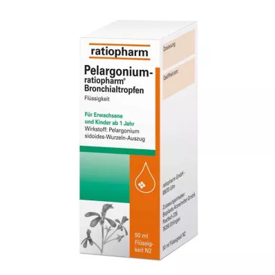 PELARGONIUM-RATIOPHARM Bronchialtropfen, 50 ml