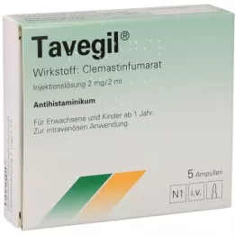 TAVEGIL Injektionslösung 2 mg/2 ml Ampullen, 5X2 ml