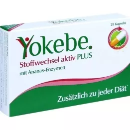 YOKEBE Plus Stoffwechsel aktiv Kapseln, 28 St