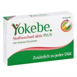 YOKEBE Plus Stoffwechsel aktiv Kapseln, 28 St