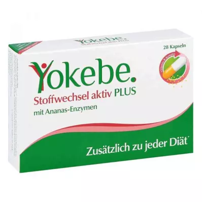 YOKEBE Plus Stoffwechsel aktiv Kapseln, 28 St