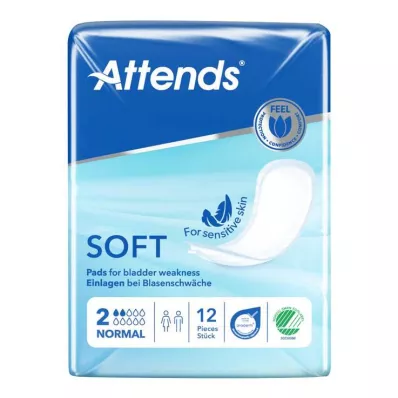 Attends Soft 2 normal Einlagen anatomisch, 12 St