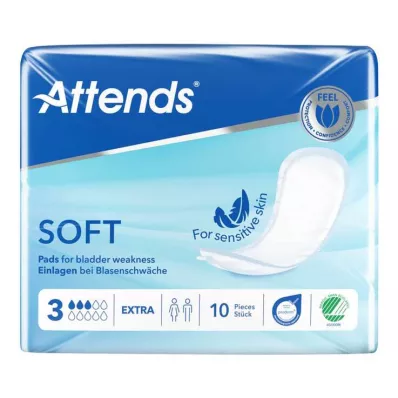 Attends Soft 3 extra Einlagen anatomisch, 10 St