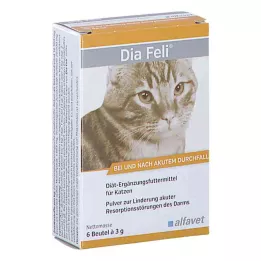 DIA FELI Pulver für Katzen, 6X3 g