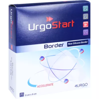 URGOSTART Border 8x8 cm Schaumstoffwundverband, 10 St