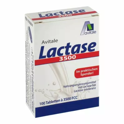 LACTASE 3.500 FCC Tabletten im Klickspender, 100 St