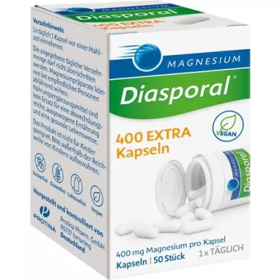 MAGNESIUM DIASPORAL 400 Extra Kapseln, 50 St