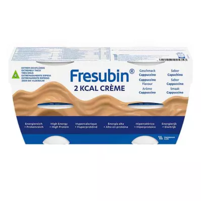 Fresubin 2 kcal Creme Cappuccino | Pudding &amp; Aufbaunahrung (4x125 g)