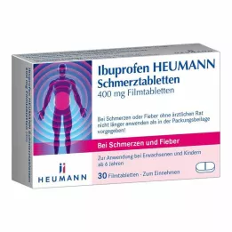 IBUPROFEN Heumann Schmerztabletten 400 mg, 30 St