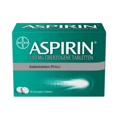 Aspirin 500 mg überzogene Tabletten, 40 St