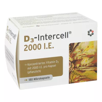 D3-INTERCELL 2.000 I.E. Kapseln, 180 St