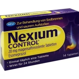 NEXIUM Control 20 mg magensaftresistente Tabletten, 14 St