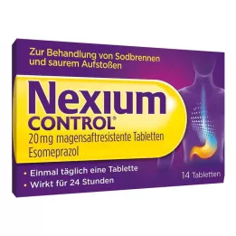 NEXIUM Control 20 mg magensaftresistente Tabletten, 14 St