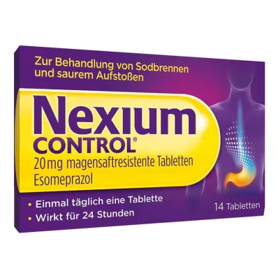 NEXIUM Control 20 mg magensaftresistente Tabletten, 14 St