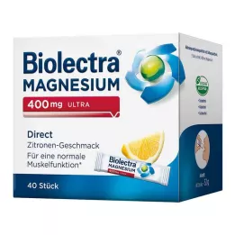 BIOLECTRA Magnesium 400 mg ultra Direct Zitrone, 40 St
