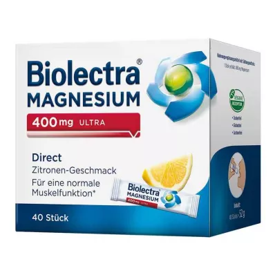 Biolectra Magnesium 400 mg ultra Direct Zitrone, 40 St