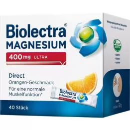BIOLECTRA Magnesium 400 mg ultra Direct Orange, 40 St