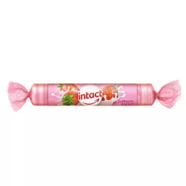 INTACT Traubenzucker Rolle Erdbeere Joghurt, 40 g