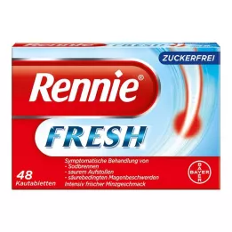 RENNIE FRESH Kautabletten, 48 St