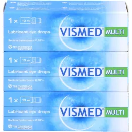 VISMED MULTI Augentropfen, 3X10 ml