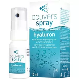 OCUVERS spray hyaluron Augenspray mit Hyaluron, 15 ml