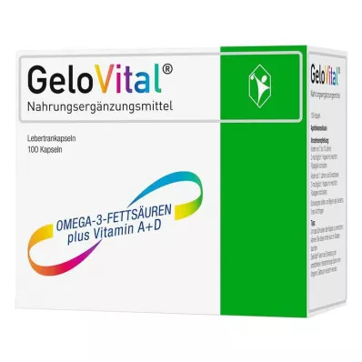 GELOVITAL Nahrungsergänzungsmittel Lebertran Kaps., 100 St