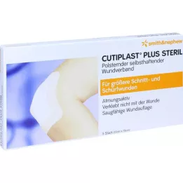 CUTIPLAST Plus steril 7,8x15 cm Verband, 5 St