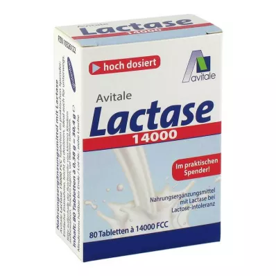 Lactase 14000 FCC Tabletten im Spender, 80 St Lactase 14000 FCC Tabletten im Spender, 80 St
