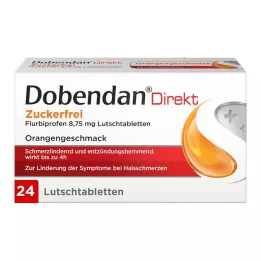 DOBENDAN Direkt zuckerfrei Flurbiprofen 8,75mg Lut, 24 St