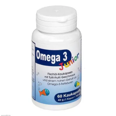Omega 3 Junior Berco Kaukapseln, 60 St