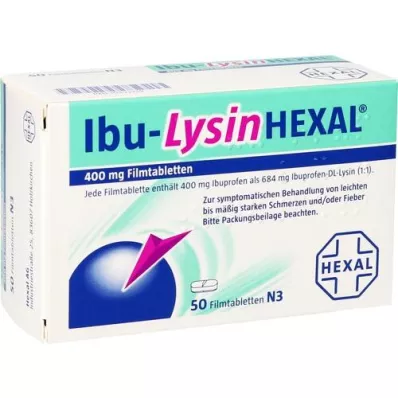 IBU-LYSINHEXAL Filmtabletten, 50 St