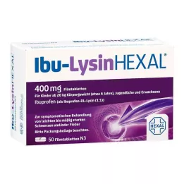 IBU-LYSINHEXAL Filmtabletten, 50 St