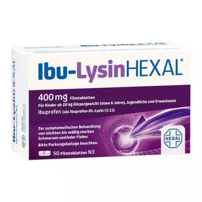 IBU-LYSINHEXAL Filmtabletten, 50 St IBU-LYSINHEXAL Filmtabletten, 50 St