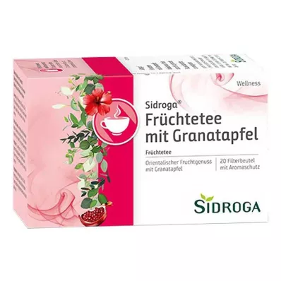 Sidroga Wellness Früchtetee mit Granatapfel Filterb., 20X2.0 g