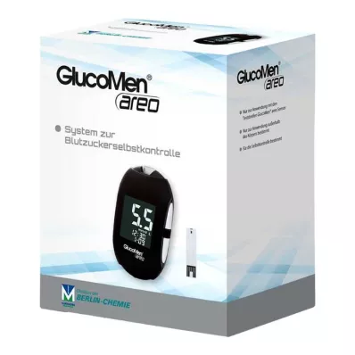 GLUCOMEN areo Blutzuckermessgerät Set mmol/l, 1 St