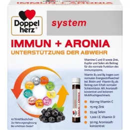 DOPPELHERZ Immun+Aronia system Ampullen, 10 St