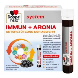 DOPPELHERZ Immun+Aronia system Ampullen, 10 St